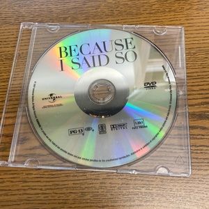 🌼🌿EUC DVD, Because I Said So. No original case. 🌼🌿